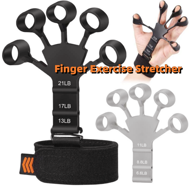 Finger gripper strength trainer