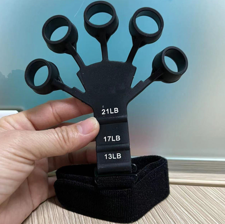 Finger gripper strength trainer